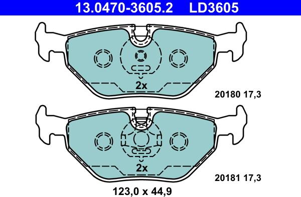 ATE 13.0470-3605.2 - Jarrupala, levyjarru inparts.fi