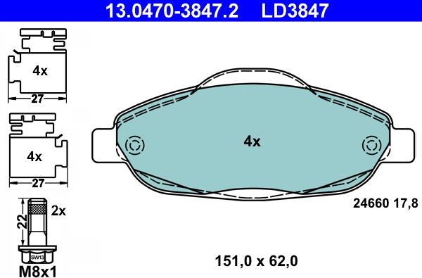 ATE 13.0470-3847.2 - Jarrupala, levyjarru inparts.fi