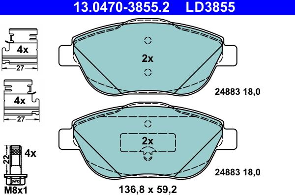 ATE 13.0470-3855.2 - Jarrupala, levyjarru inparts.fi