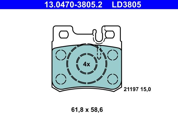 ATE 13.0470-3805.2 - Jarrupala, levyjarru inparts.fi