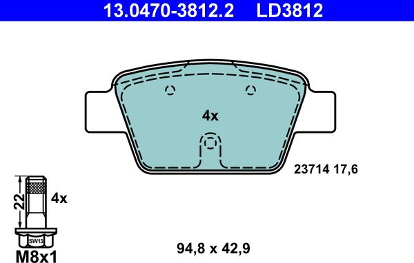 ATE 13.0470-3812.2 - Jarrupala, levyjarru inparts.fi