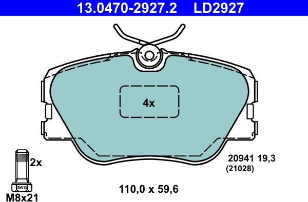 ATE 13.0470-2927.2 - Jarrupala, levyjarru inparts.fi