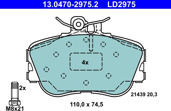 ATE 13.0470-2975.2 - Jarrupala, levyjarru inparts.fi