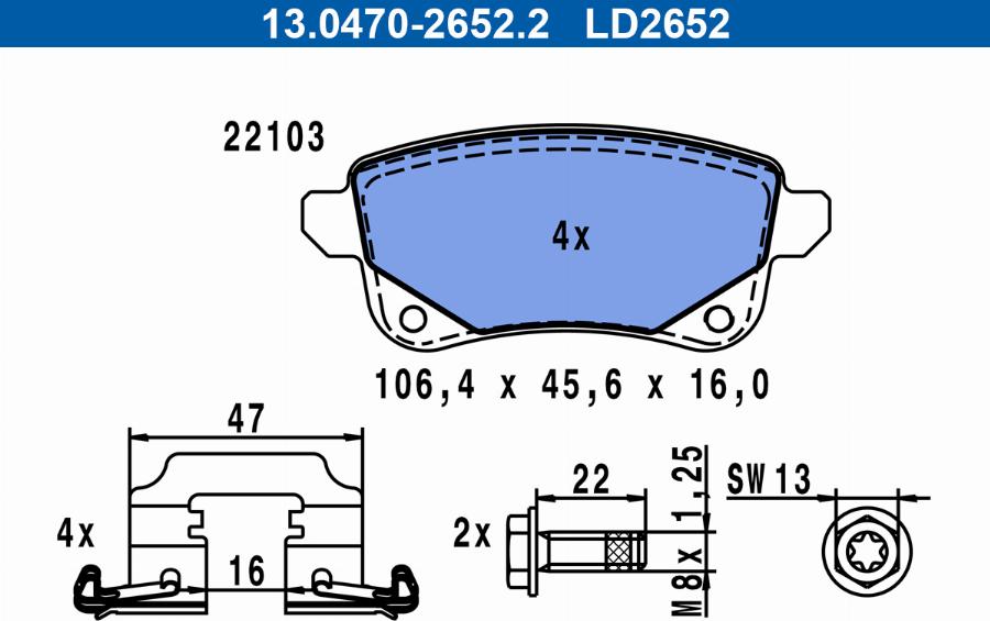 ATE 13.0470-2652.2 - Jarrupala, levyjarru inparts.fi