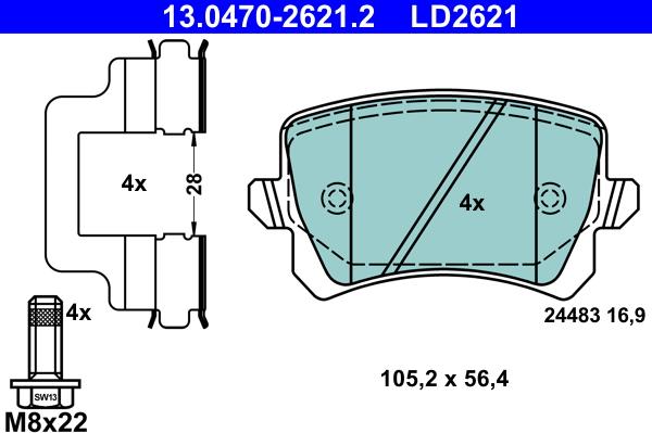 ATE 13.0470-2621.2 - Jarrupala, levyjarru inparts.fi