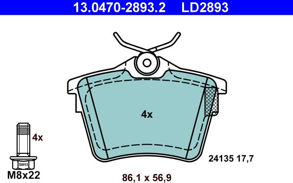 ATE 13.0470-2893.2 - Jarrupala, levyjarru inparts.fi