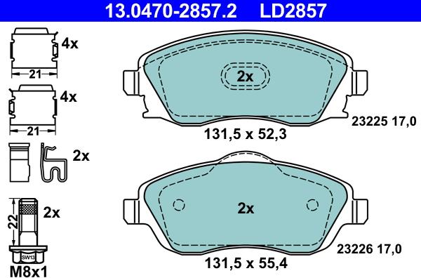 ATE 13.0470-2857.2 - Jarrupala, levyjarru inparts.fi