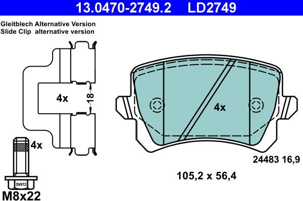 ATE 13.0470-2749.2 - Jarrupala, levyjarru inparts.fi