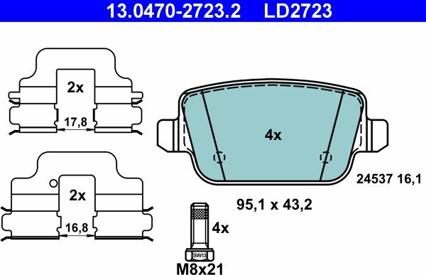 ATE 13.0470-2723.2 - Jarrupala, levyjarru inparts.fi