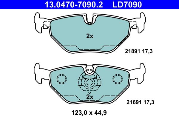 ATE 13.0470-7090.2 - Jarrupala, levyjarru inparts.fi