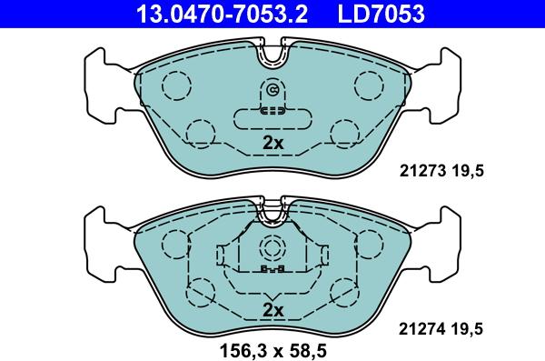 ATE 13.0470-7053.2 - Jarrupala, levyjarru inparts.fi