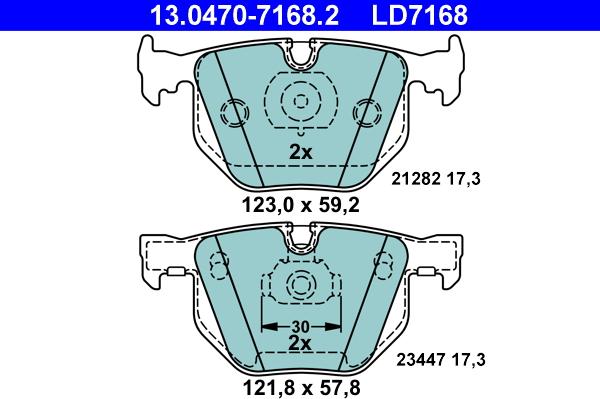 ATE 13.0470-7168.2 - Jarrupala, levyjarru inparts.fi