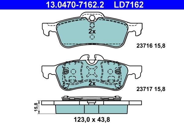 ATE 13.0470-7162.2 - Jarrupala, levyjarru inparts.fi