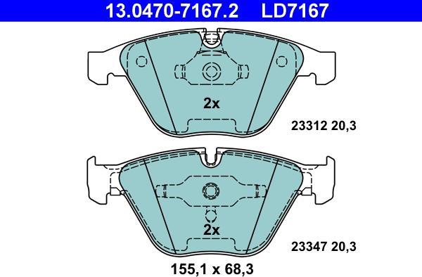 ATE 13.0470-7167.2 - Jarrupala, levyjarru inparts.fi