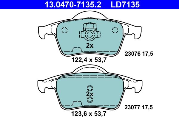 ATE 13.0470-7135.2 - Jarrupala, levyjarru inparts.fi