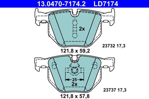 ATE 13.0470-7174.2 - Jarrupala, levyjarru inparts.fi