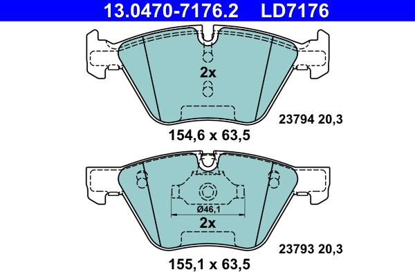 ATE 13.0470-7176.2 - Jarrupala, levyjarru inparts.fi