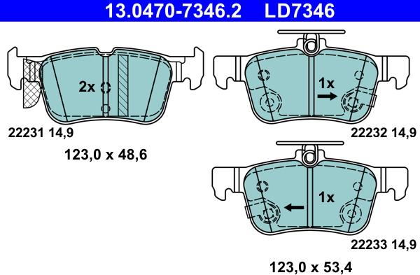 ATE 13.0470-7346.2 - Jarrupala, levyjarru inparts.fi