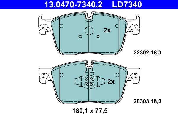 ATE 13.0470-7340.2 - Jarrupala, levyjarru inparts.fi