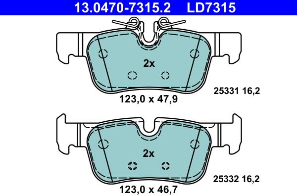 ATE 13.0470-7315.2 - Jarrupala, levyjarru inparts.fi