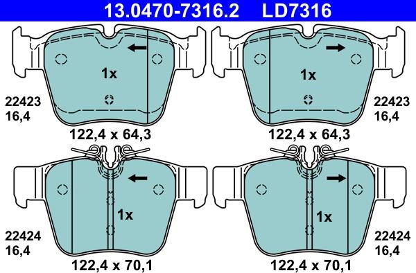 ATE 13.0470-7316.2 - Jarrupala, levyjarru inparts.fi