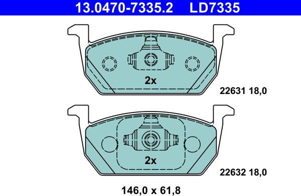 ATE 13.0470-7335.2 - Jarrupala, levyjarru inparts.fi