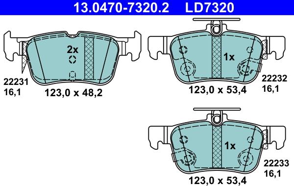 ATE 13.0470-7320.2 - Jarrupala, levyjarru inparts.fi