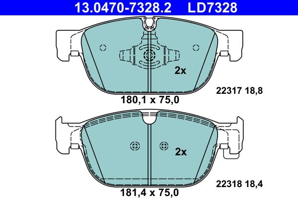 ATE 13.0470-7328.2 - Jarrupala, levyjarru inparts.fi