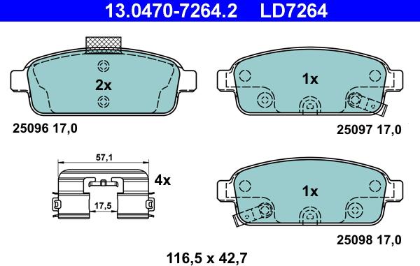 ATE 13.0470-7264.2 - Jarrupala, levyjarru inparts.fi