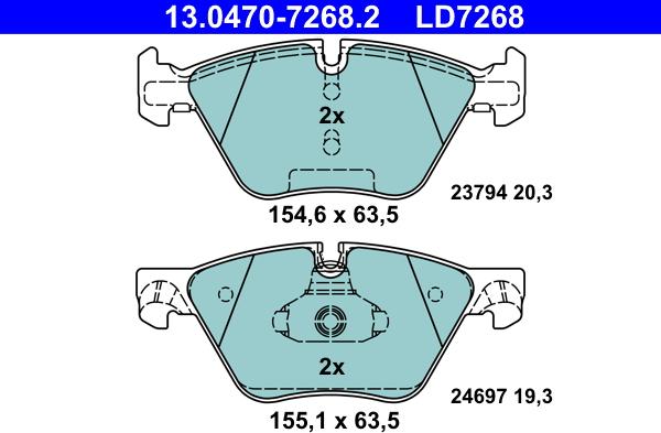 ATE 13.0470-7268.2 - Jarrupala, levyjarru inparts.fi