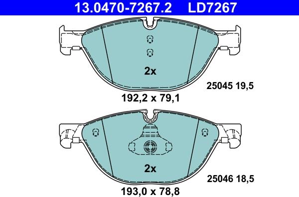 ATE 13.0470-7267.2 - Jarrupala, levyjarru inparts.fi