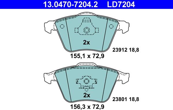 ATE 13.0470-7204.2 - Jarrupala, levyjarru inparts.fi