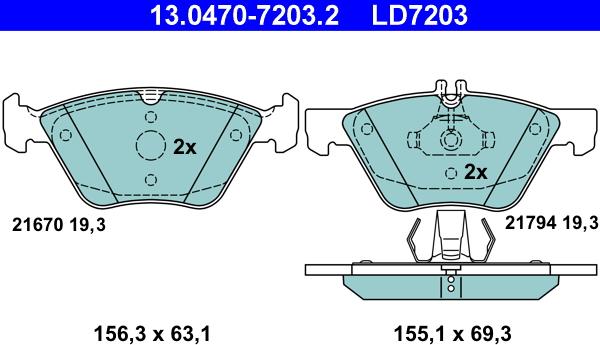 ATE 13.0470-7203.2 - Jarrupala, levyjarru inparts.fi