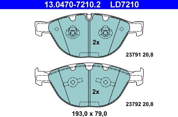 ATE 13.0470-7210.2 - Jarrupala, levyjarru inparts.fi