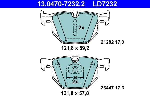 ATE 13.0470-7232.2 - Jarrupala, levyjarru inparts.fi