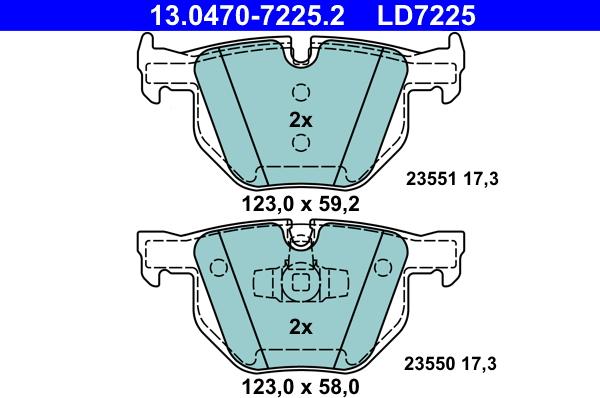 ATE 13.0470-7225.2 - Jarrupala, levyjarru inparts.fi