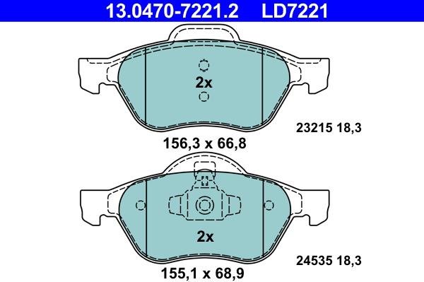 ATE 13.0470-7221.2 - Jarrupala, levyjarru inparts.fi