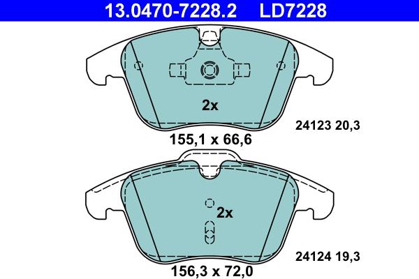 ATE 13.0470-7228.2 - Jarrupala, levyjarru inparts.fi