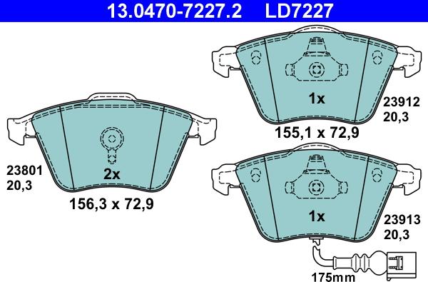 ATE 13.0470-7227.2 - Jarrupala, levyjarru inparts.fi