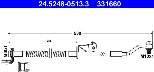 ATE 24.5248-0513.3 - Jarruletku inparts.fi