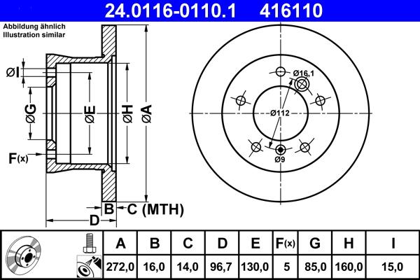 Triscan NK203396 - Jarrulevy inparts.fi