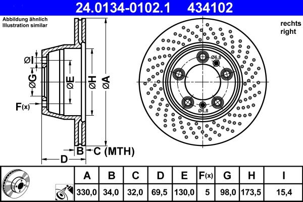 ATE 24.0134-0102.1 - Jarrulevy inparts.fi