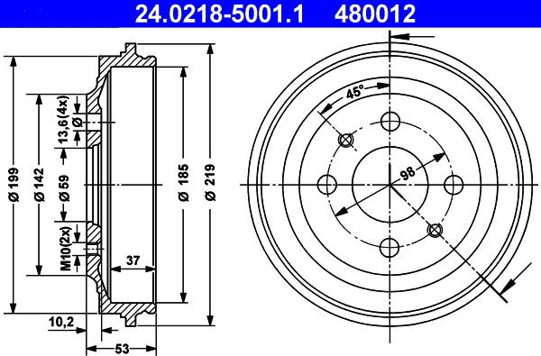 ATE 24.0218-5001.1 - Jarrurumpu inparts.fi