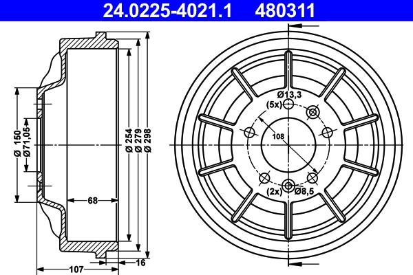 ATE 24.0225-4021.1 - Jarrurumpu inparts.fi