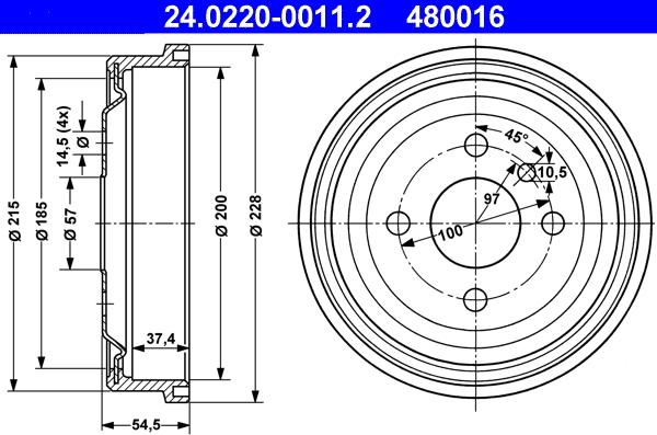 ATE 24.0220-0011.2 - Jarrurumpu inparts.fi