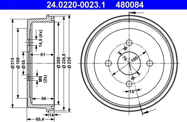 ATE 24.0220-0023.1 - Jarrurumpu inparts.fi