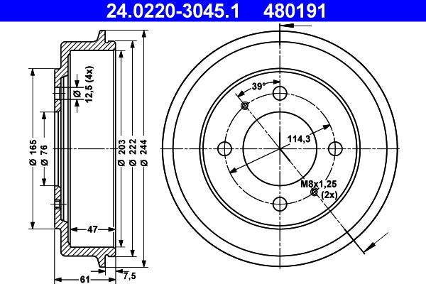 ATE 24.0220-3045.1 - Jarrurumpu inparts.fi