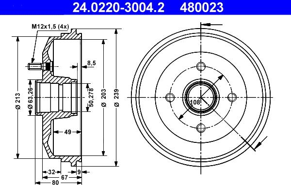 ATE 24.0220-3004.2 - Jarrurumpu inparts.fi