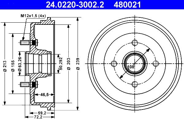 ATE 24.0220-3002.2 - Jarrurumpu inparts.fi