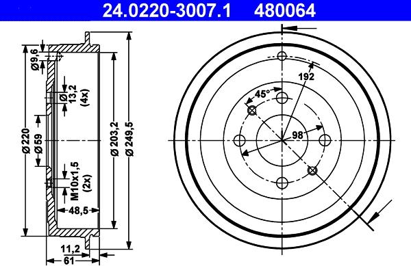 ATE 24.0220-3007.1 - Jarrurumpu inparts.fi